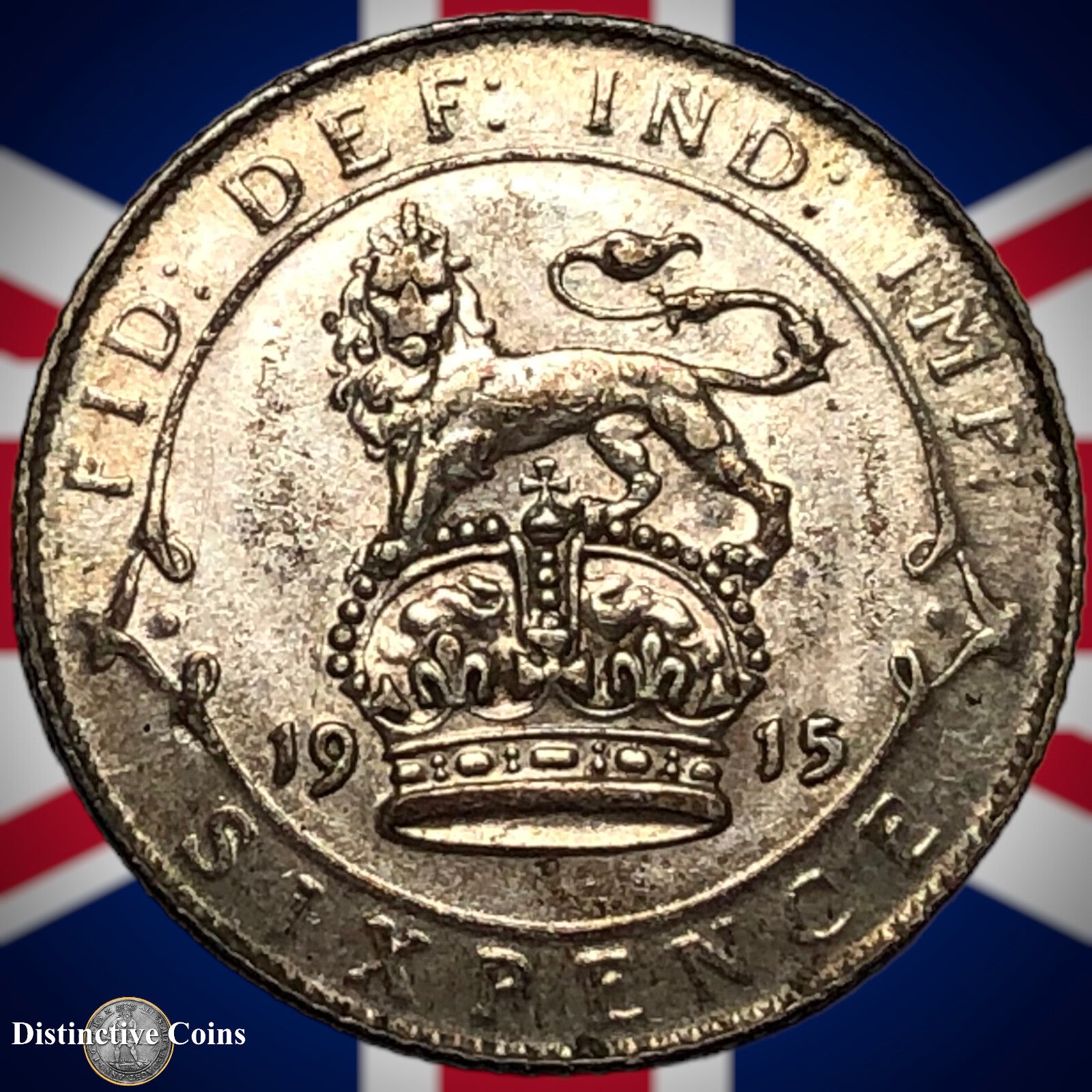 Great Britain 1915 Six Pence GB1590