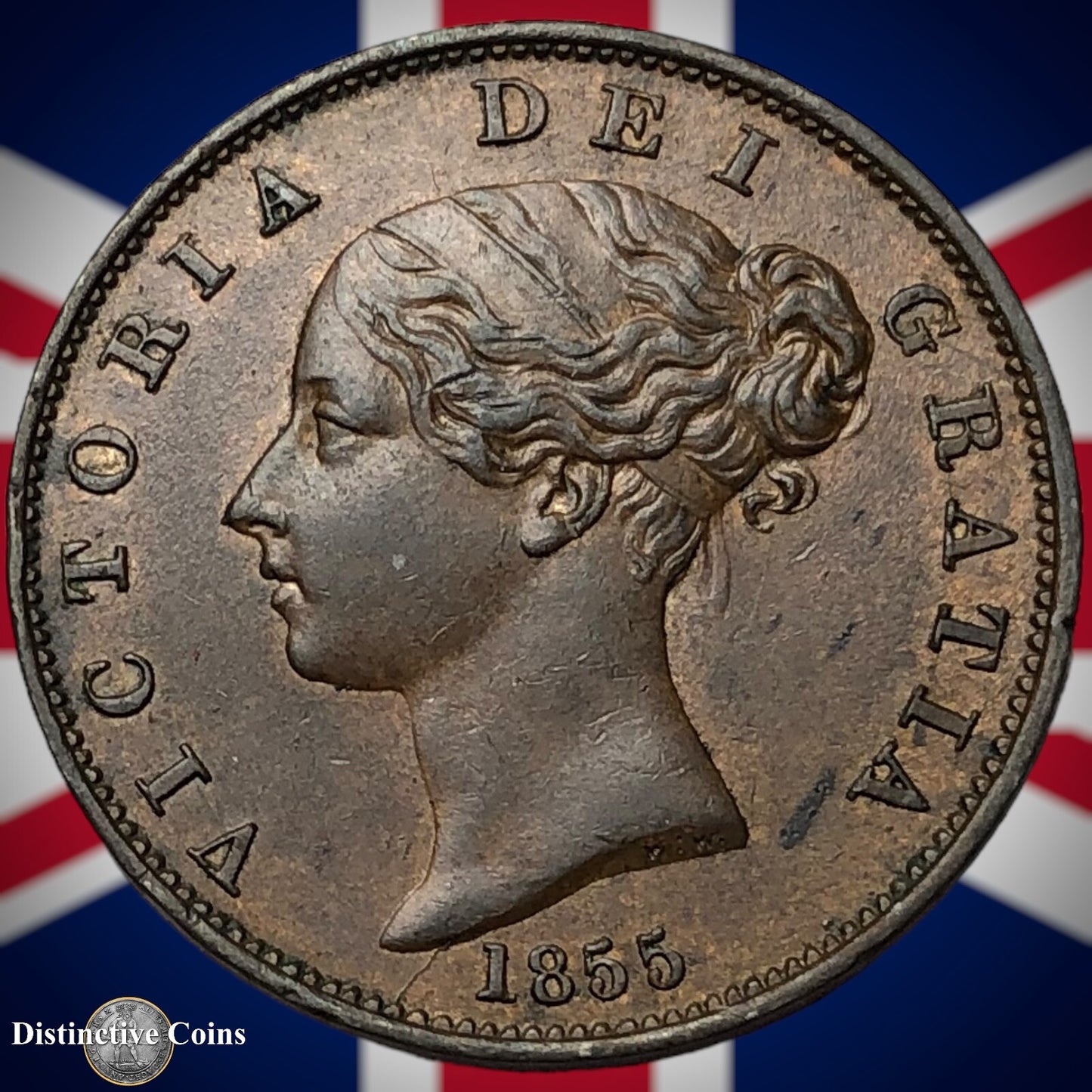 Great Britain 1855 Half Penny 1/2d GB5320