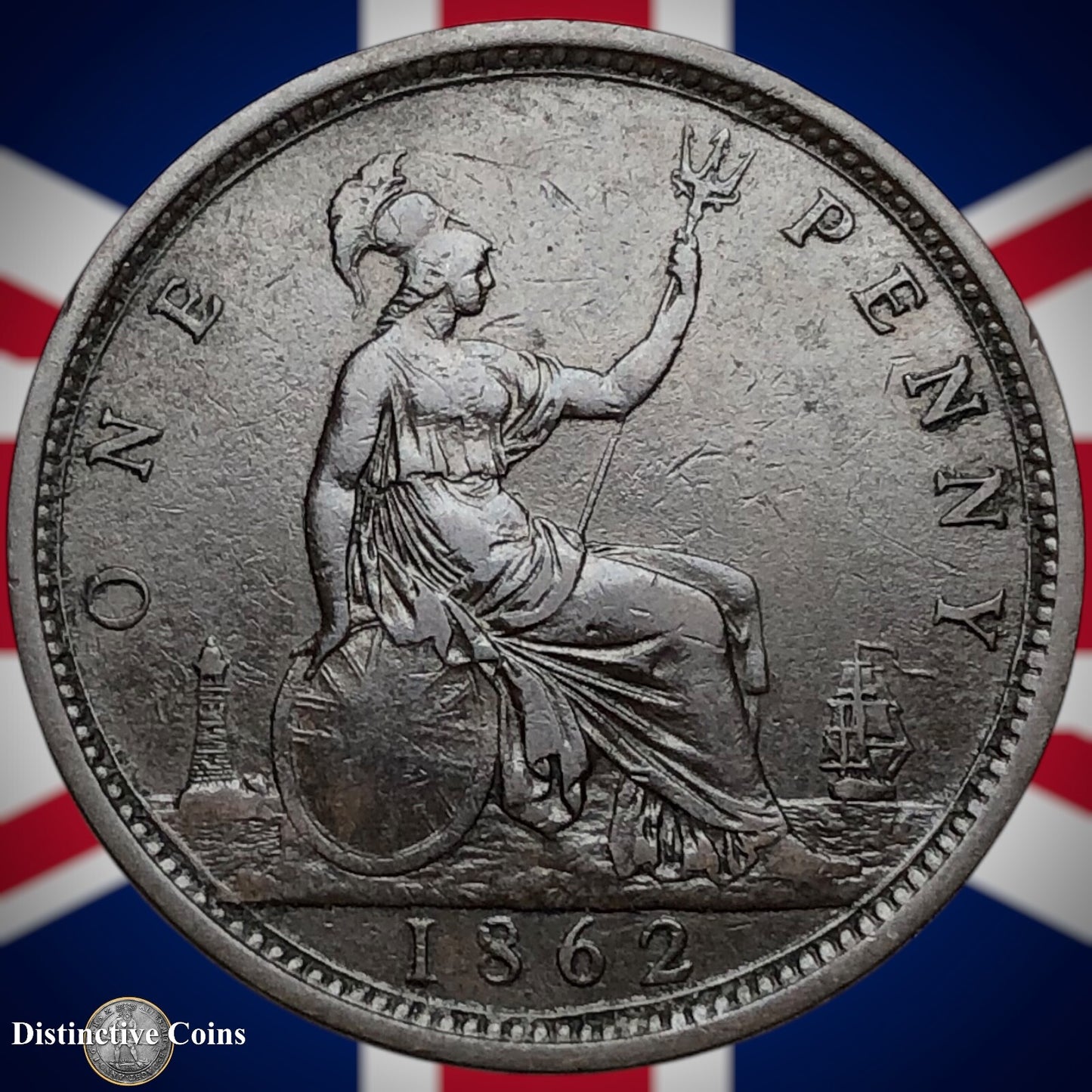 Great Britain 1862 Penny 1d GB6213
