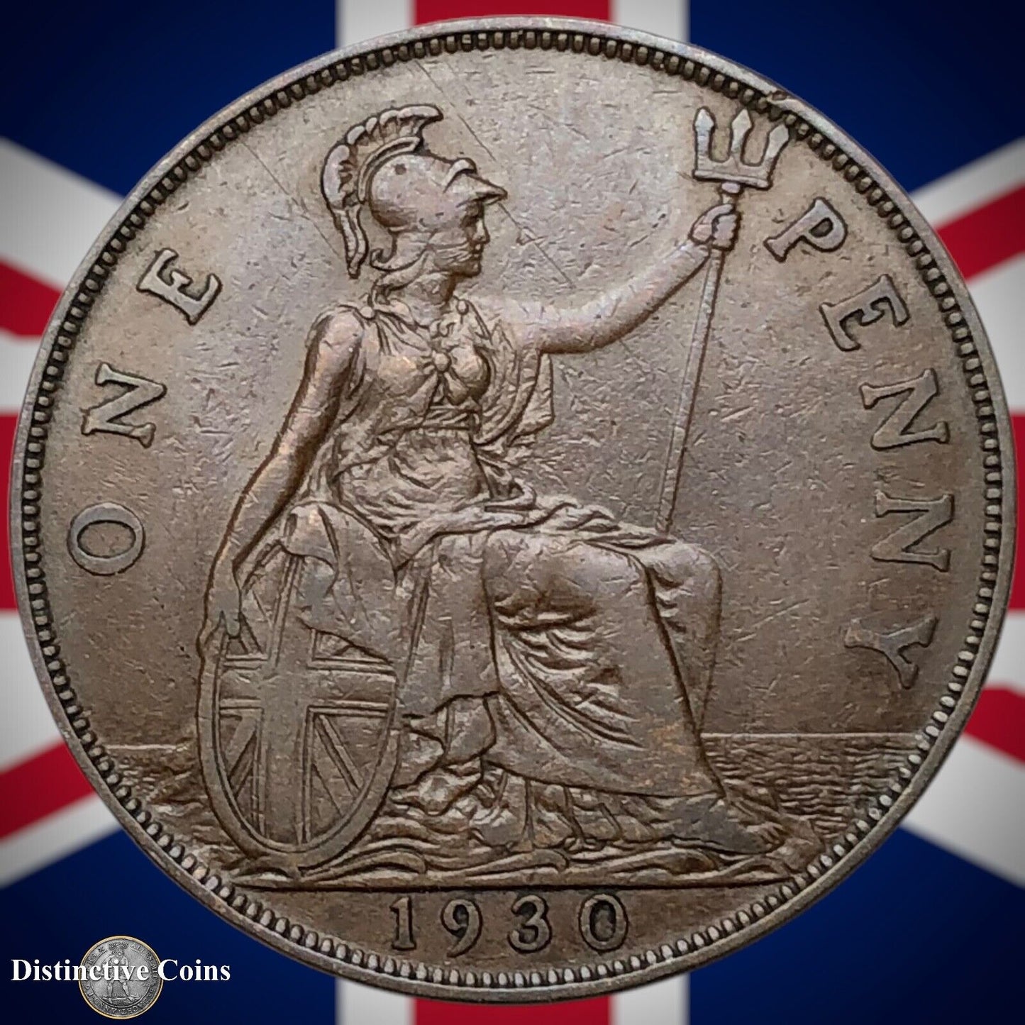 Great Britain 1930 Penny 1d GB7106