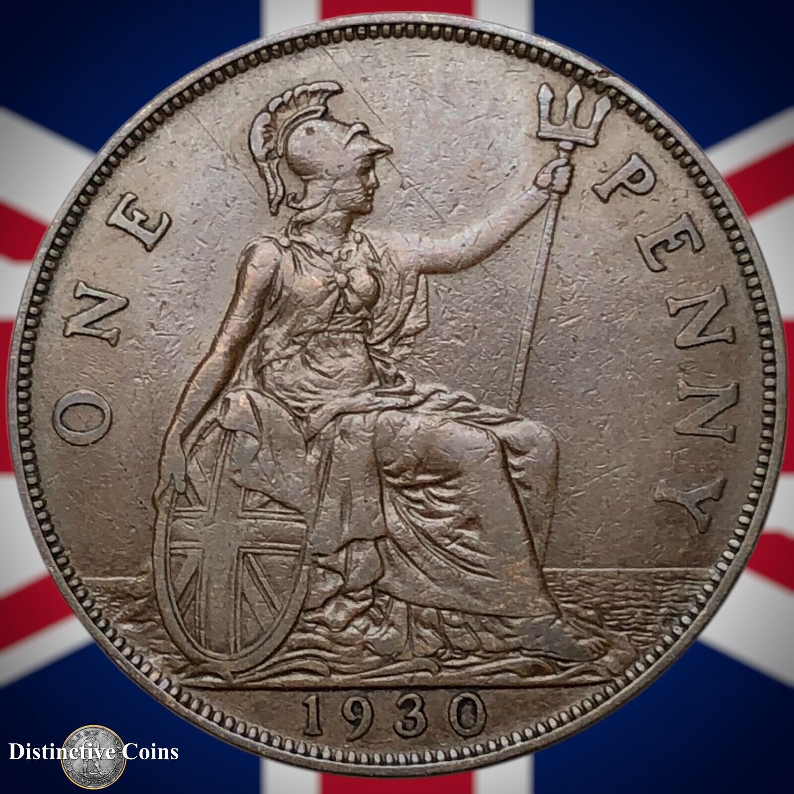 Great Britain 1930 Penny 1d GB7106