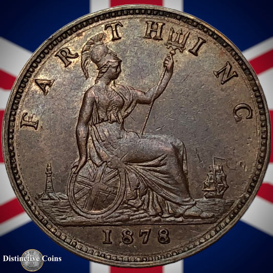Great Britain 1878 Farthing 1/4d GB3796