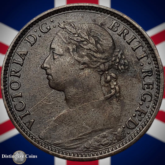 Great Britain 1881 H Farthing 1/4d GB3881