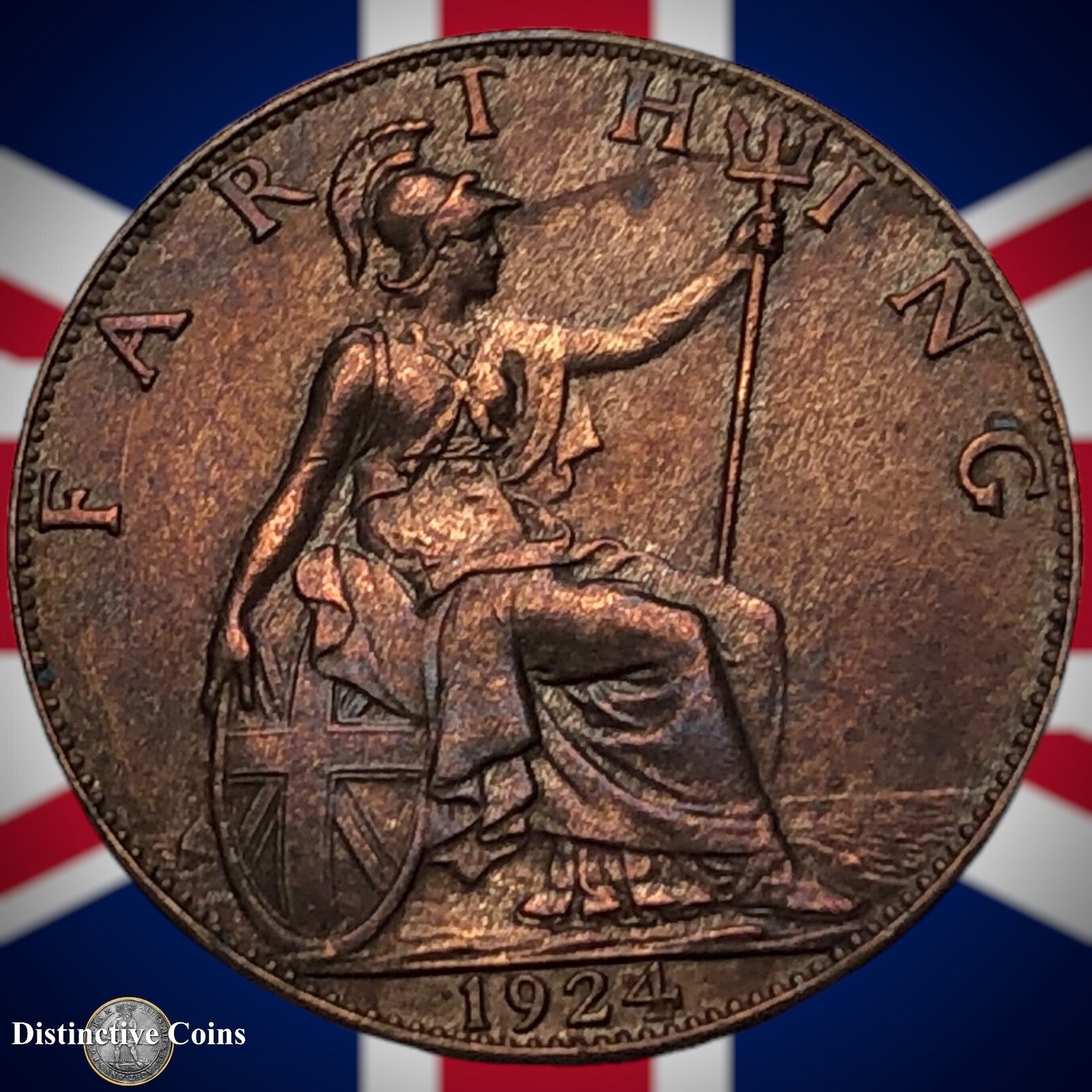 Great Britain 1924 Farthing 1/4d GB4803