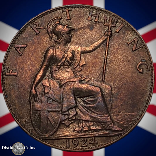 Great Britain 1924 Farthing 1/4d GB4803