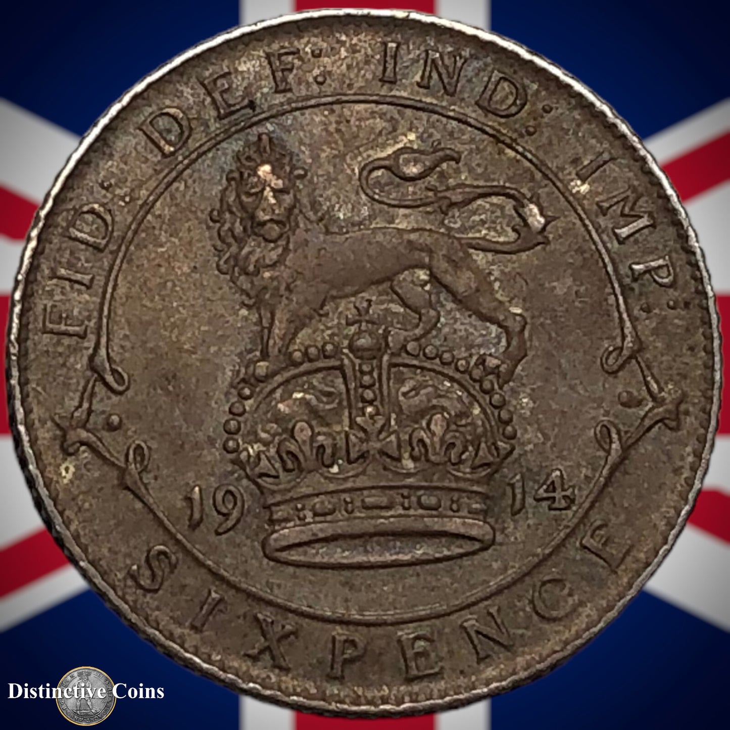 Great Britain 1914 Six Pence GB1578