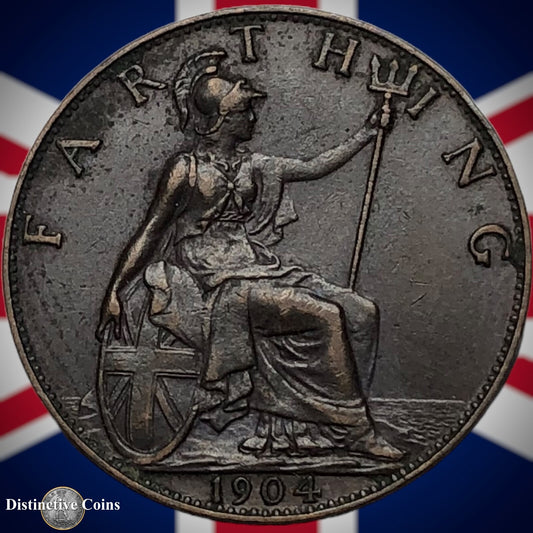 Great Britain 1904 Farthing 1/4d GB4554