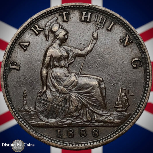 Great Britain 1888 Farthing 1/4d GB4256