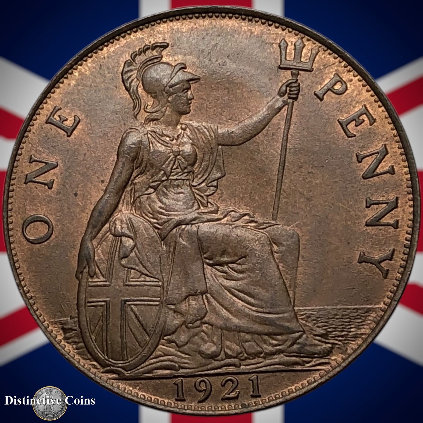 Great Britain 1921 Penny 1d GB6993