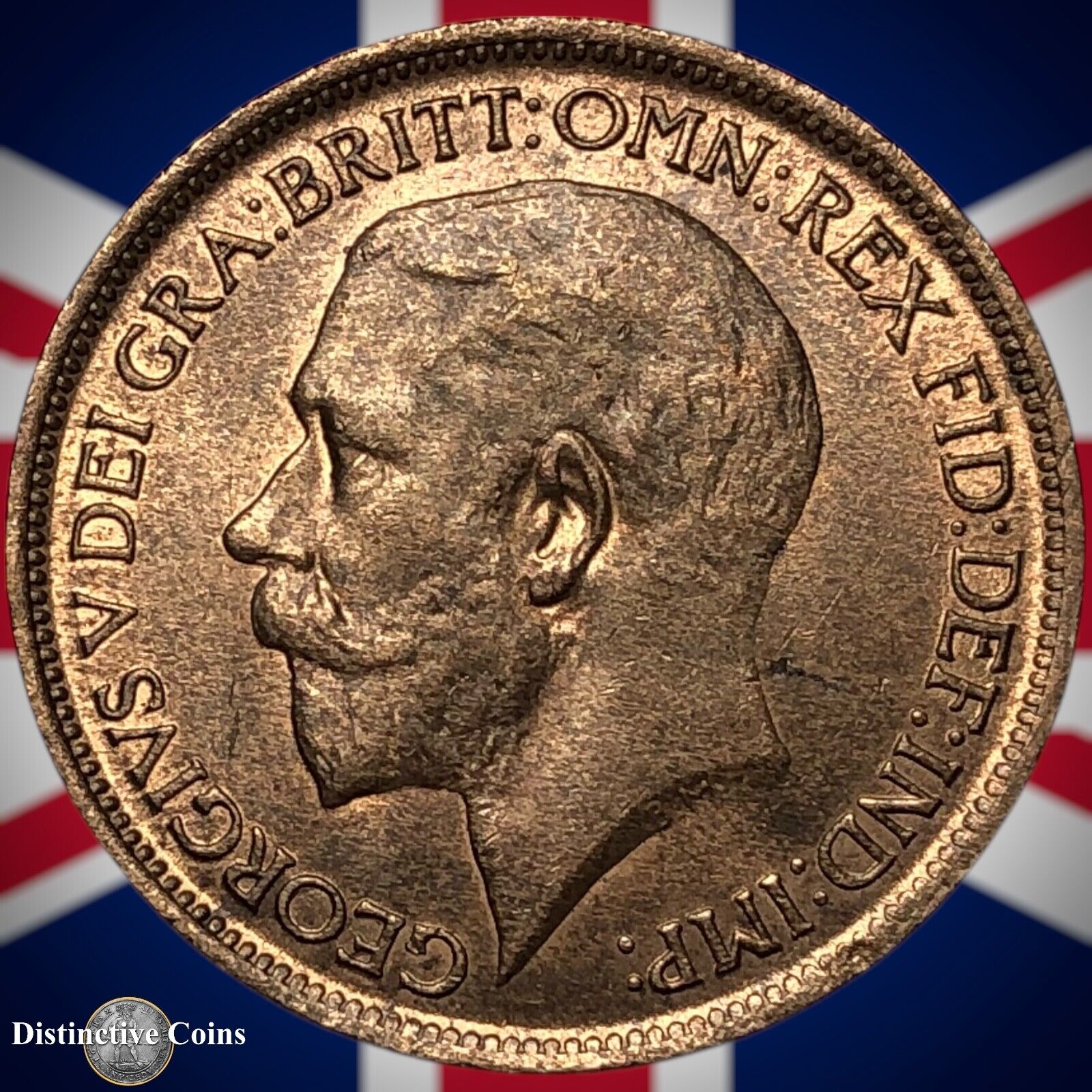 Great Britain 1919 Half Penny 1/2d GB5869