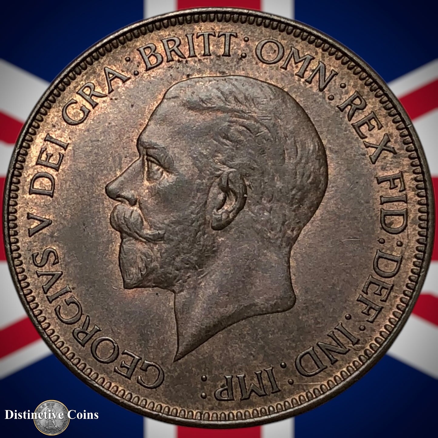 Great Britain 1928 Penny 1d GB7091