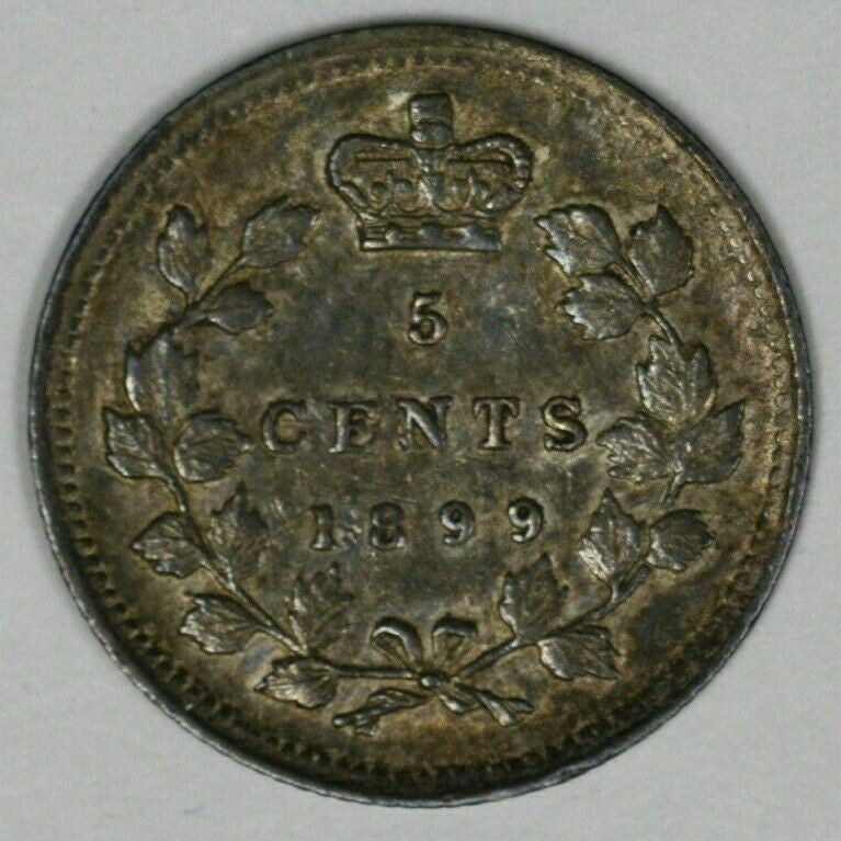 Canada 1899 5 Cents AU  A2713