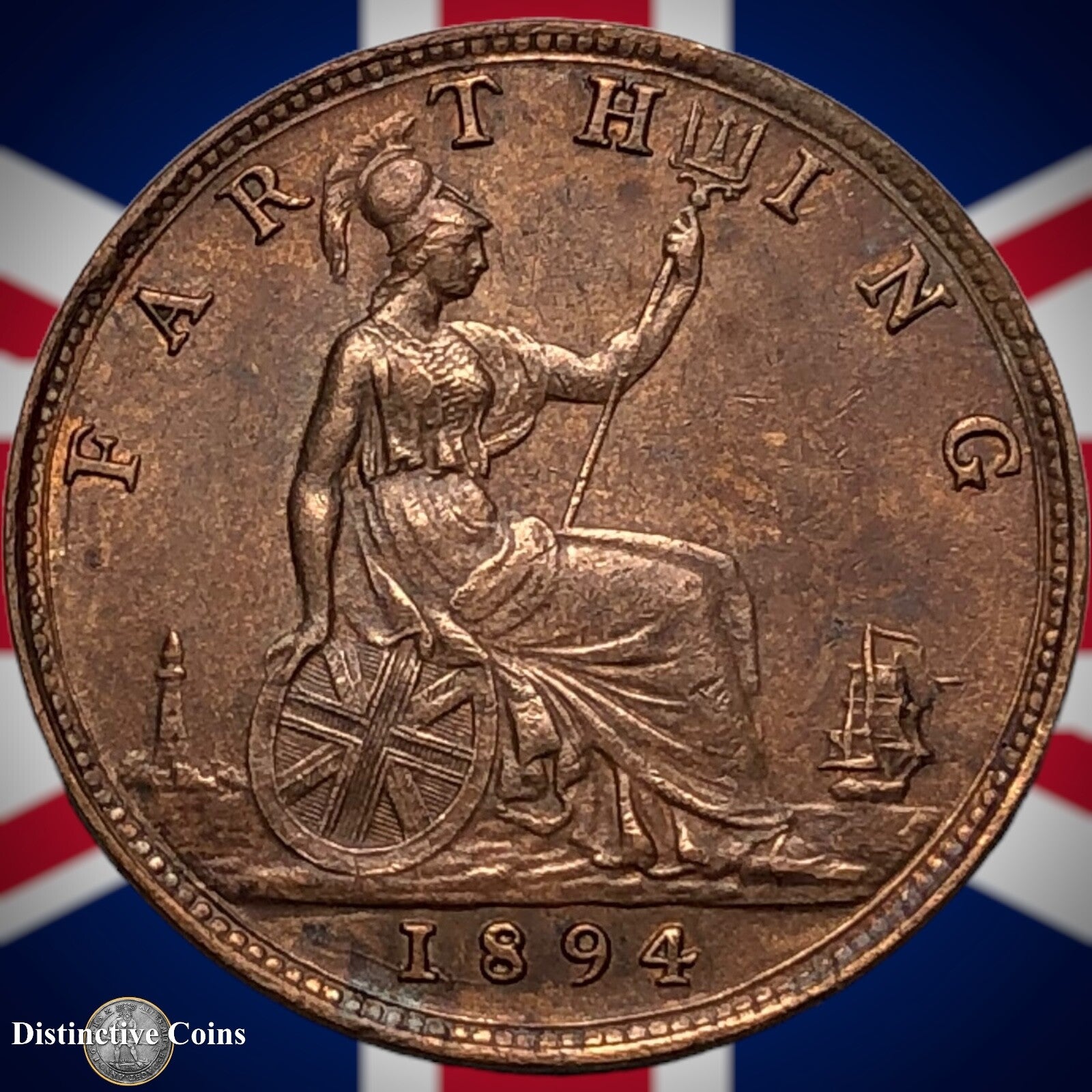 Great Britain 1894 Farthing 1/4d GB4386