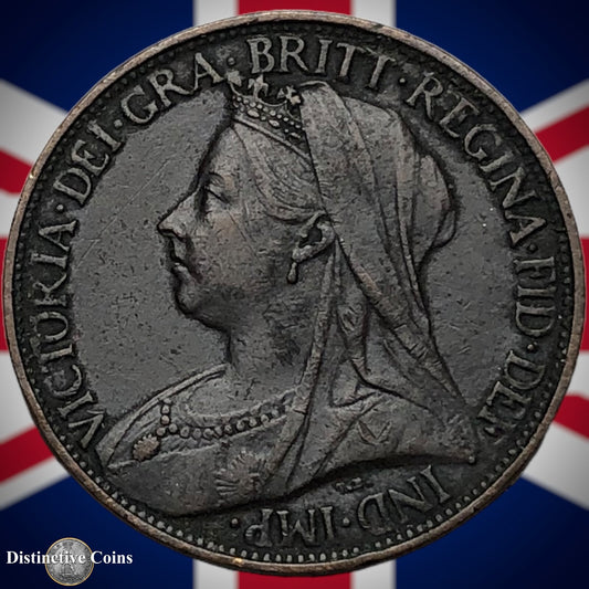 Great Britain 1898 Farthing 1/4d GB4455