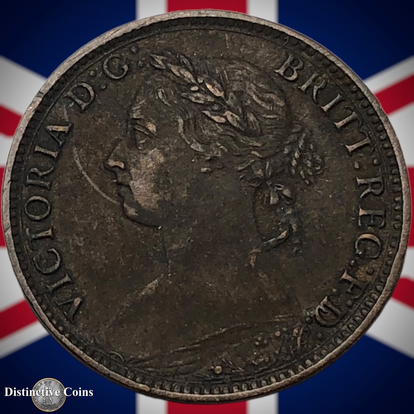 Great Britain 1885 Farthing 1/4d GB4143