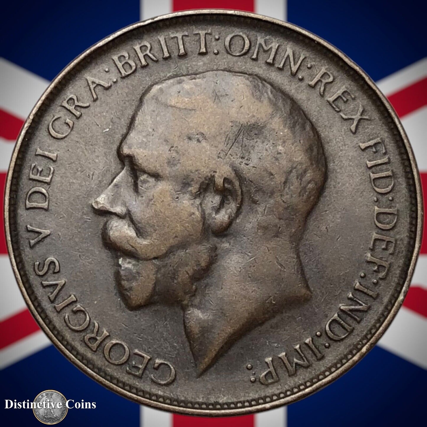 Great Britain 1912 H Penny 1d GB6786