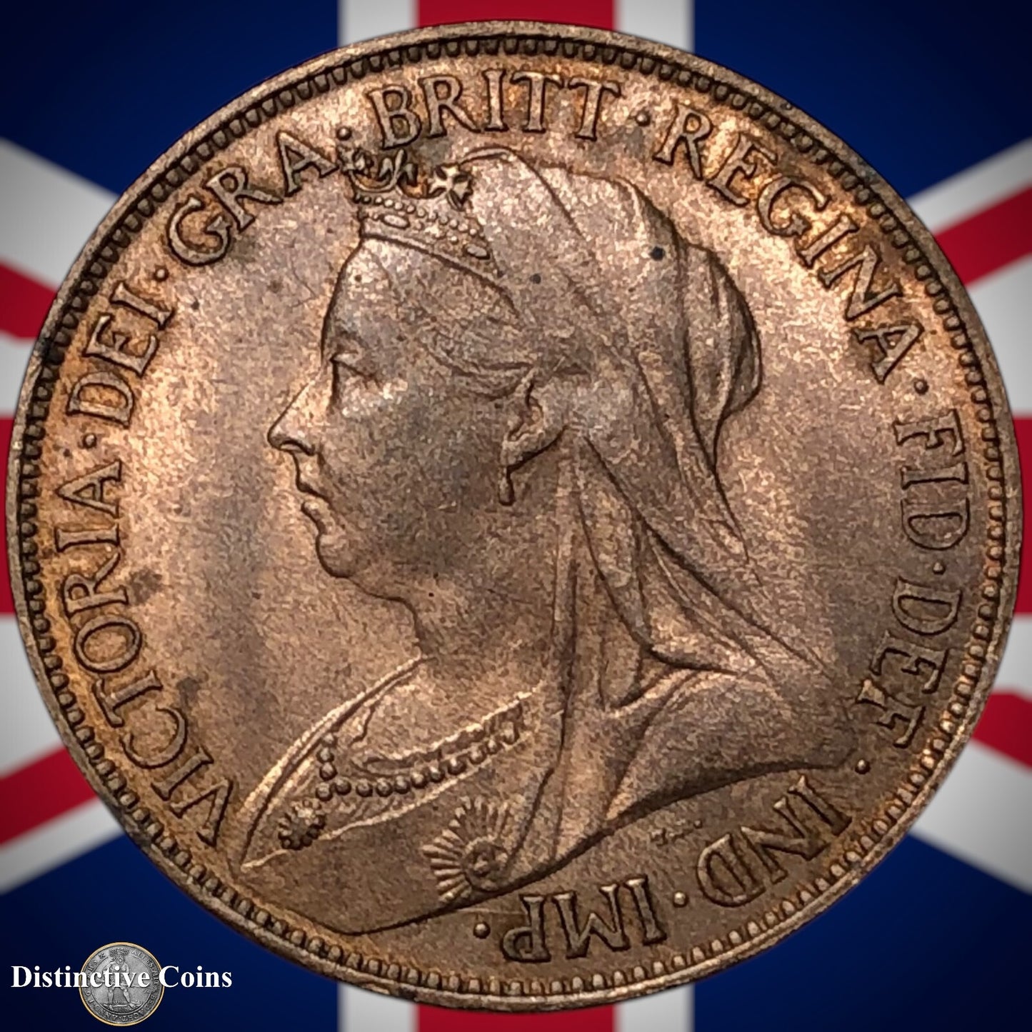 Great Britain 1895 Half Penny 1/2d GB5723