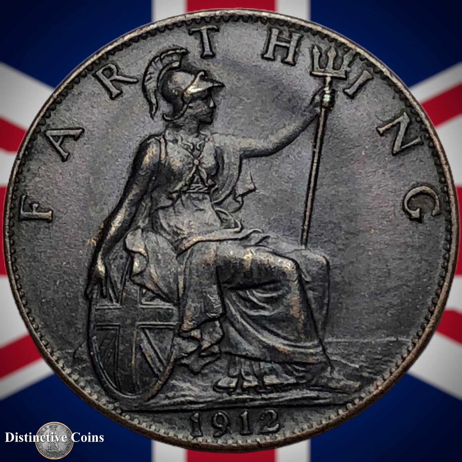 Great Britain 1912 Farthing 1/4d GB4655