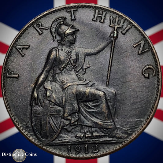 Great Britain 1912 Farthing 1/4d GB4655