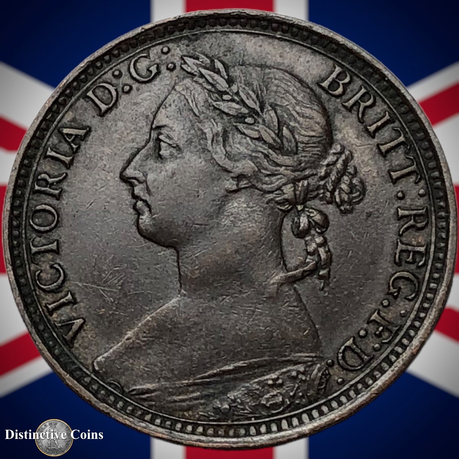 Great Britain 1891 Farthing 1/4d GB4299