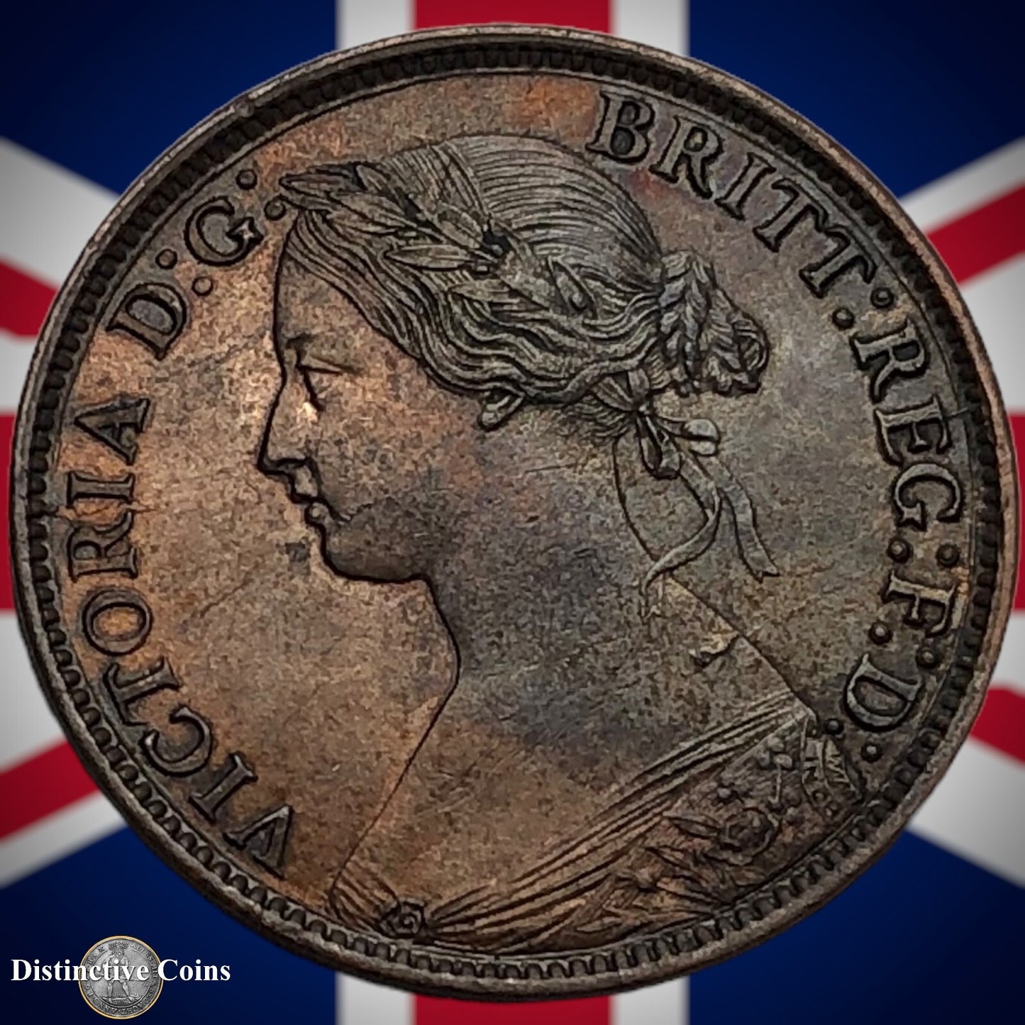 Great Britain 1861 Farthing 1/4d GB3492