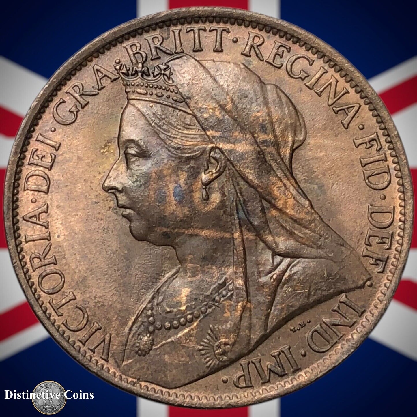 Great Britain 1900 Penny 1d GB6635