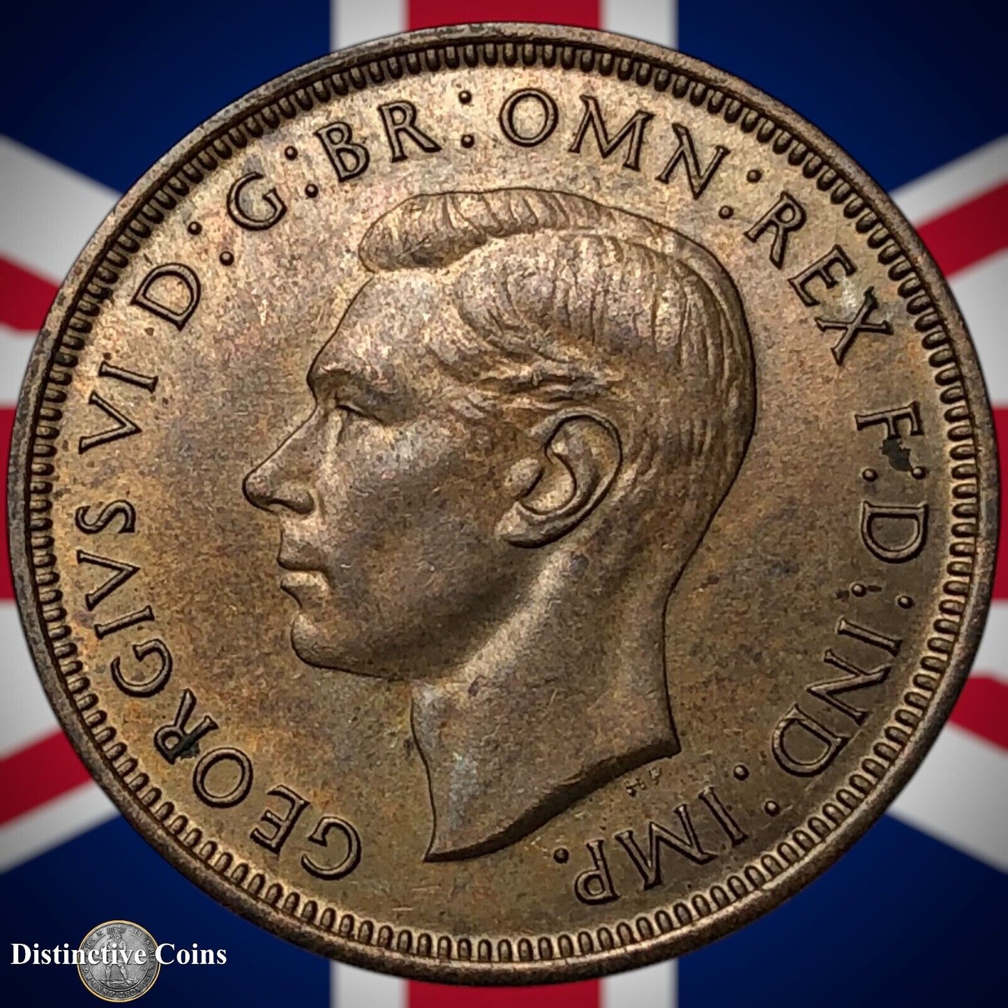 Great Britain 1937 Half Penny 1/2d GB6001
