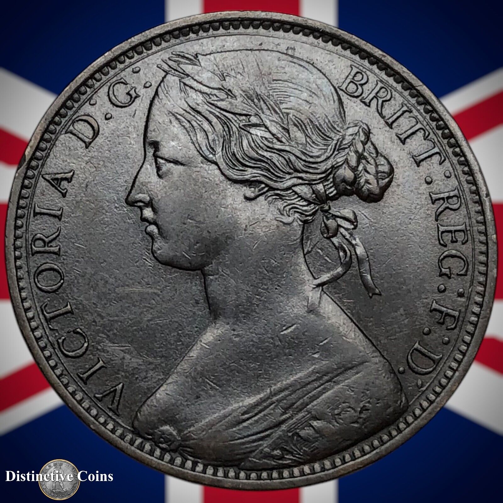 Great Britain 1862 Penny 1d GB6236