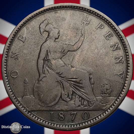 Great Britain 1870 Penny 1d GB6309