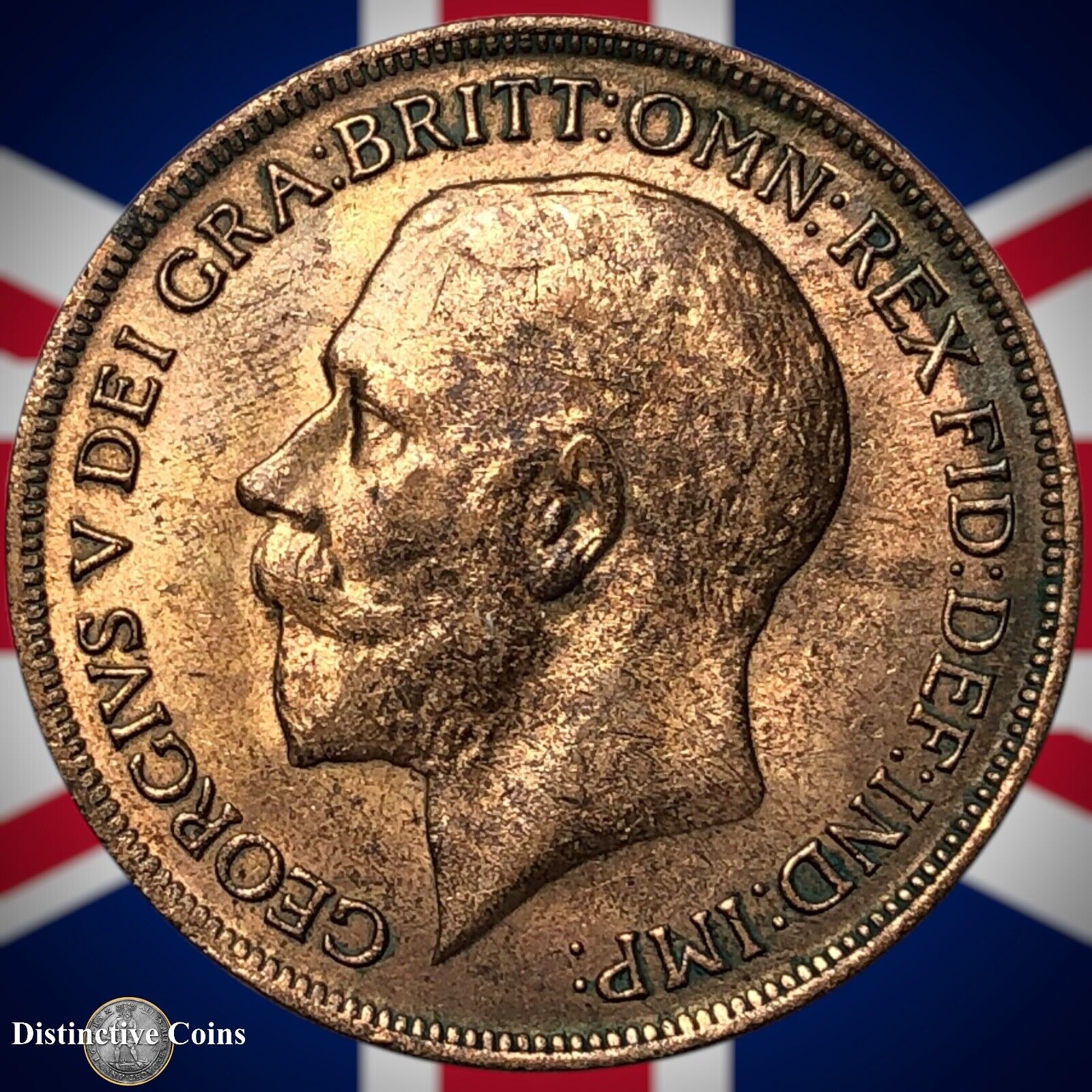 Great Britain 1918 Penny 1d GB6877