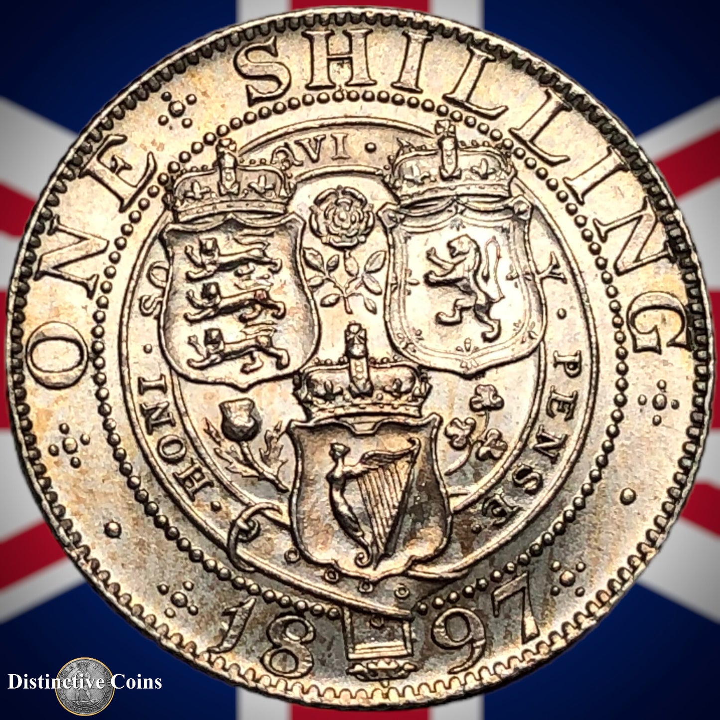 Great Britain 1897 British One Shilling GB0673