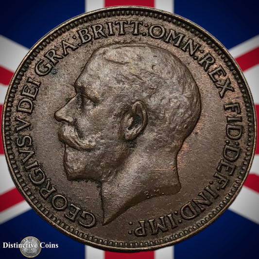 Great Britain 1923 Farthing 1/4d GB4772