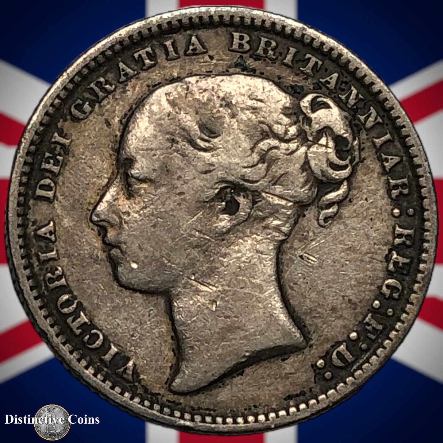 Great Britain 1874 British One Shilling GB0345
