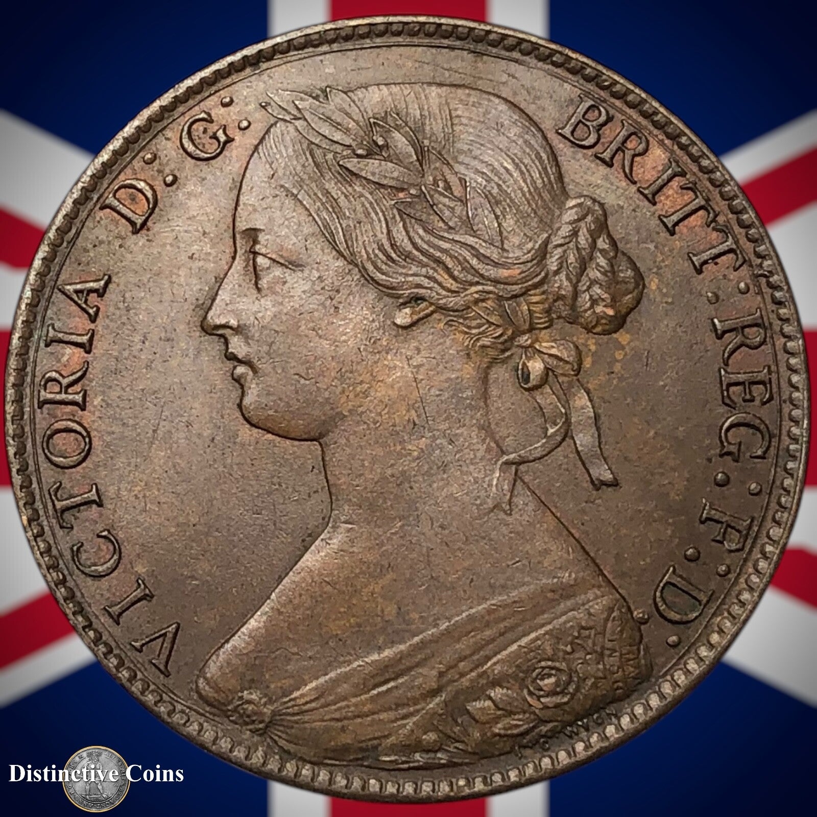 Great Britain 1860 Penny 1d GB6165
