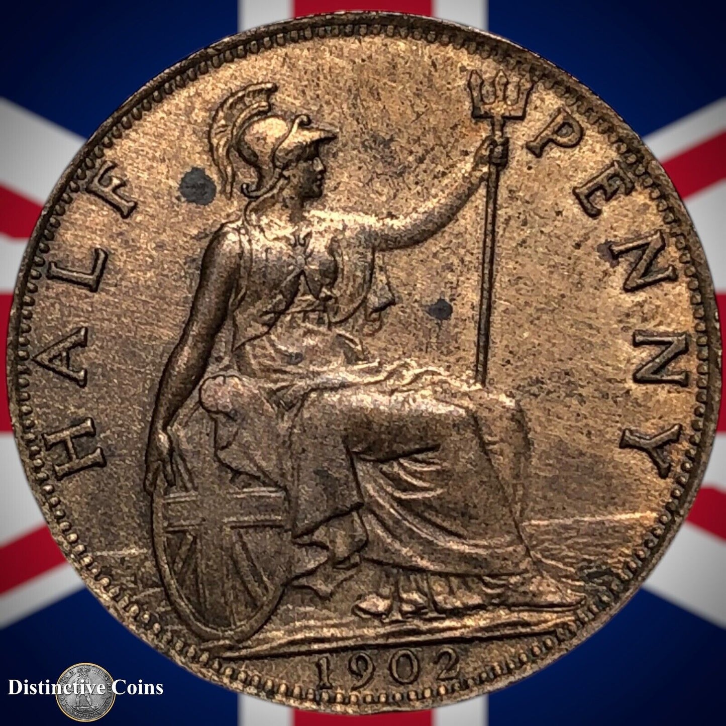 Great Britain 1902 Half Penny 1/2d GB5778