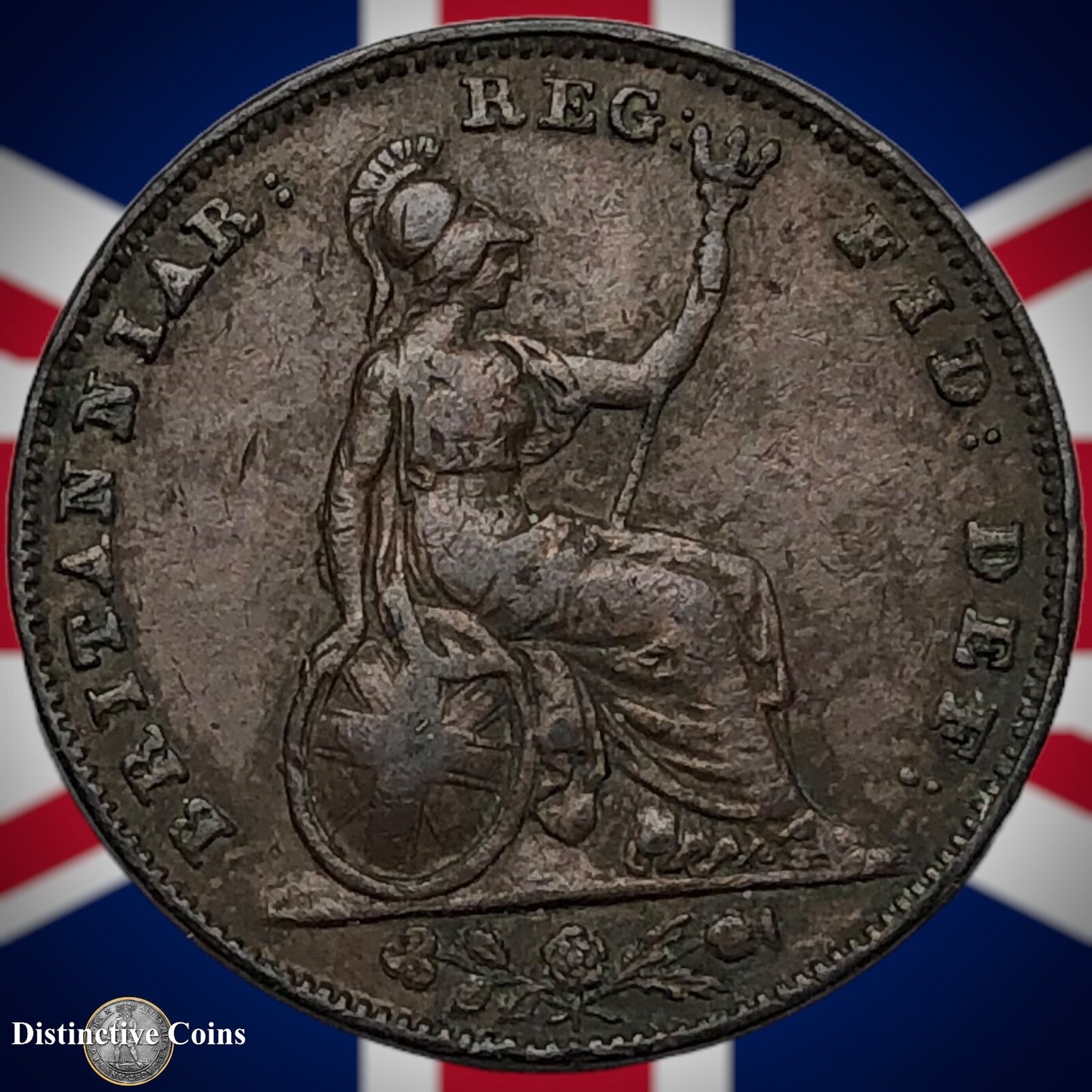 Great Britain 1842 Farthing 1/4d GB3407