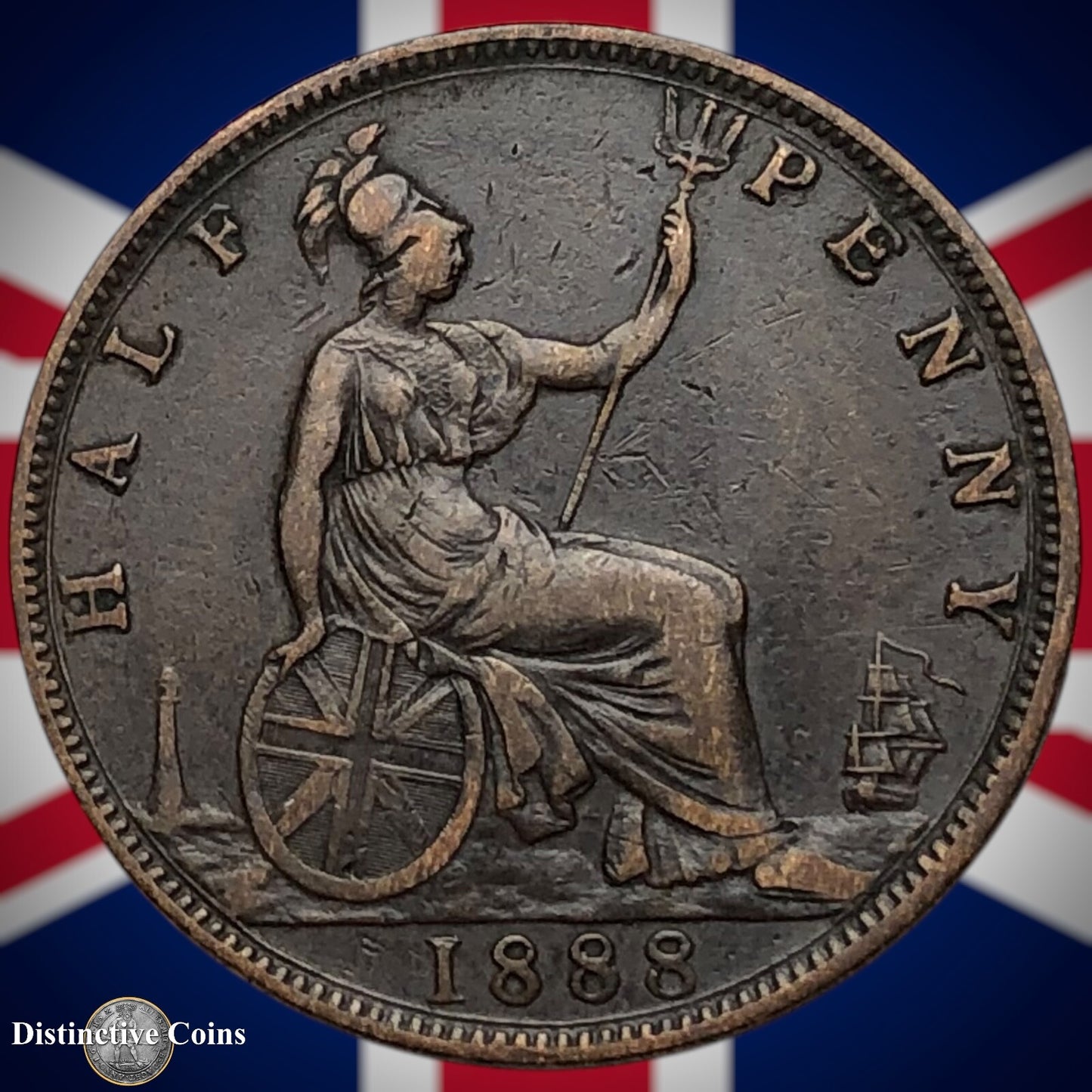 Great Britain 1888 Half Penny 1/2d GB5627