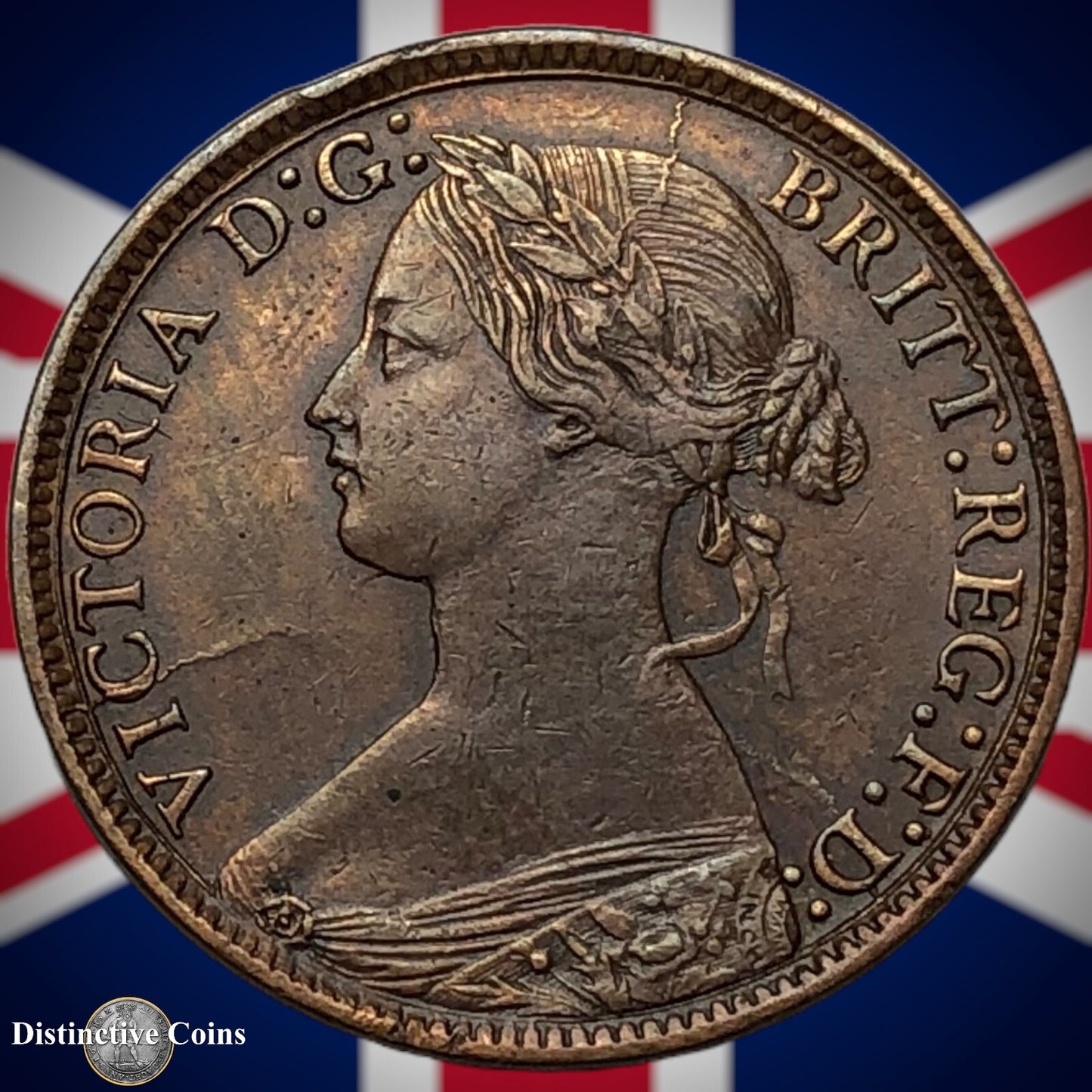 Great Britain 1872 Farthing 1/4d GB3663