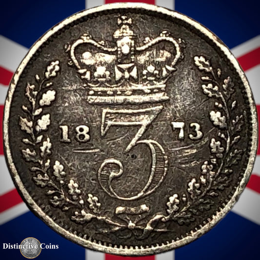 Great Britain 1873 Three Pence GB1858