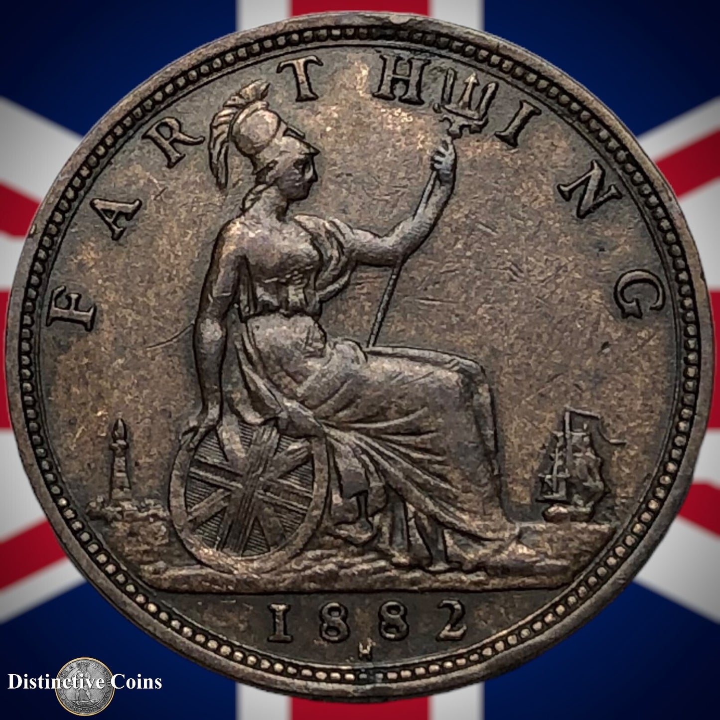 Great Britain 1882 H Farthing 1/4d GB4034