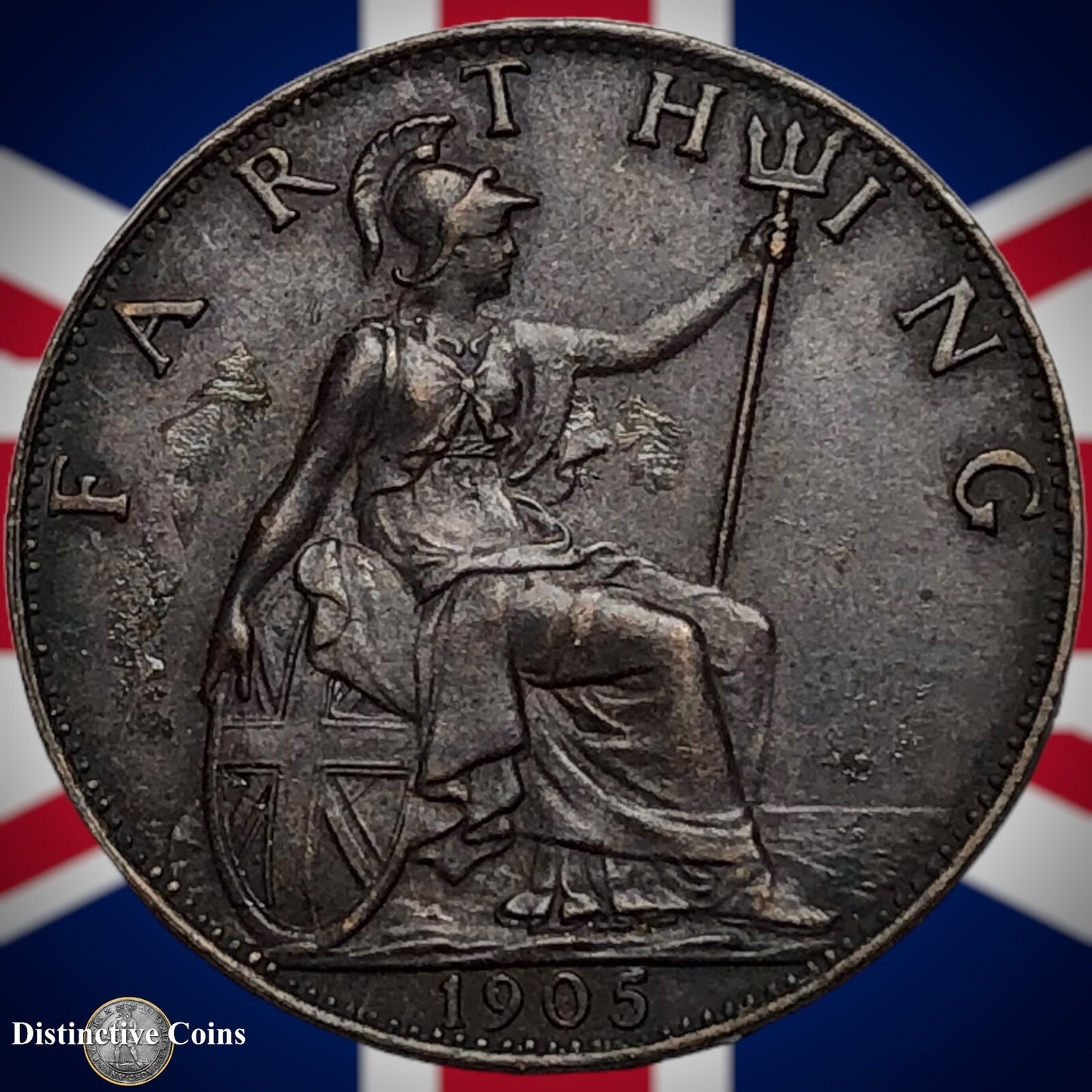 Great Britain 1905 Farthing 1/4d GB4578