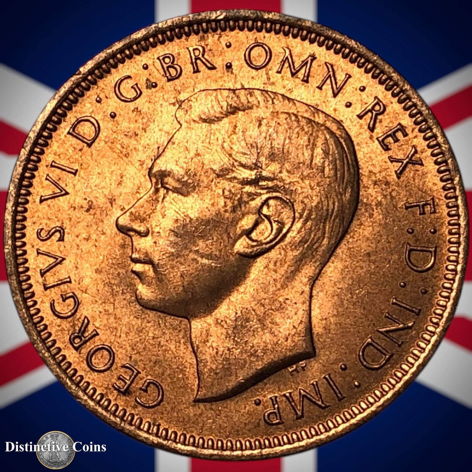 Great Britain 1947 Half Penny 1/2d GB6050