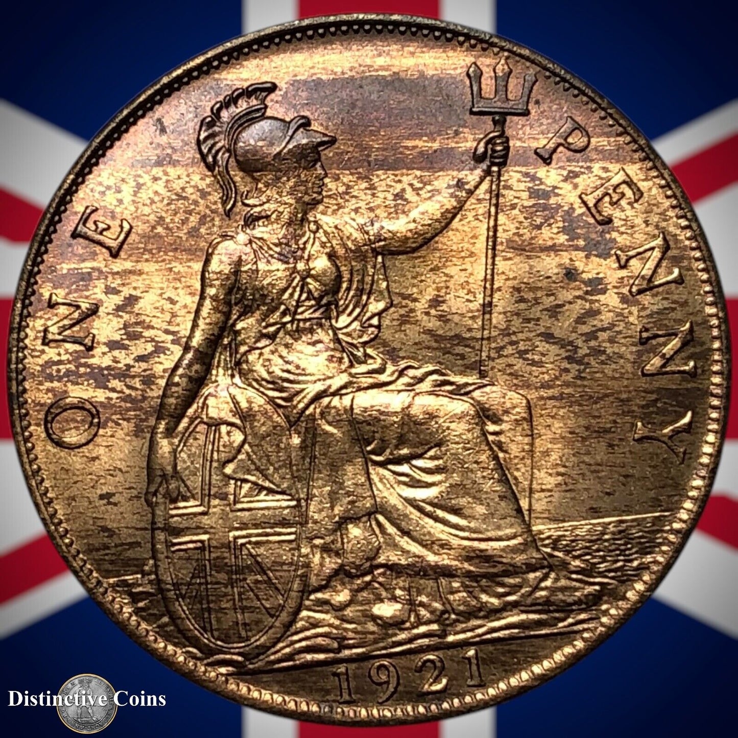 Great Britain 1921 Penny 1d GB6990