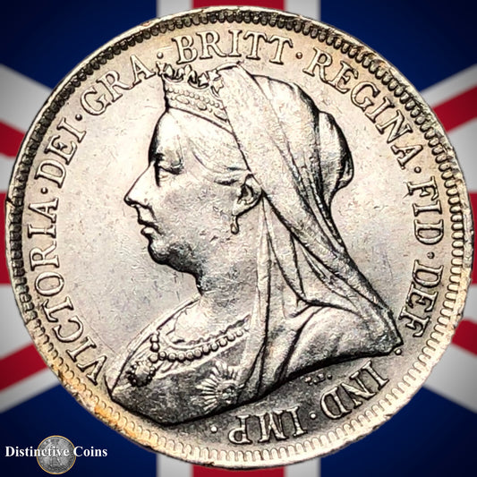Great Britain 1900 British One Shilling GB0738