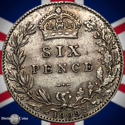 Great Britain 1909 Six Pence GB1550