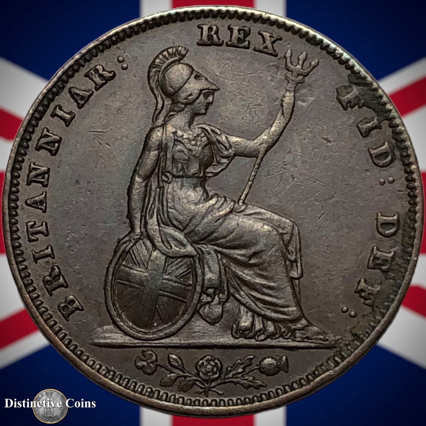 Great Britain 1835 Farthing 1/4d GB3382