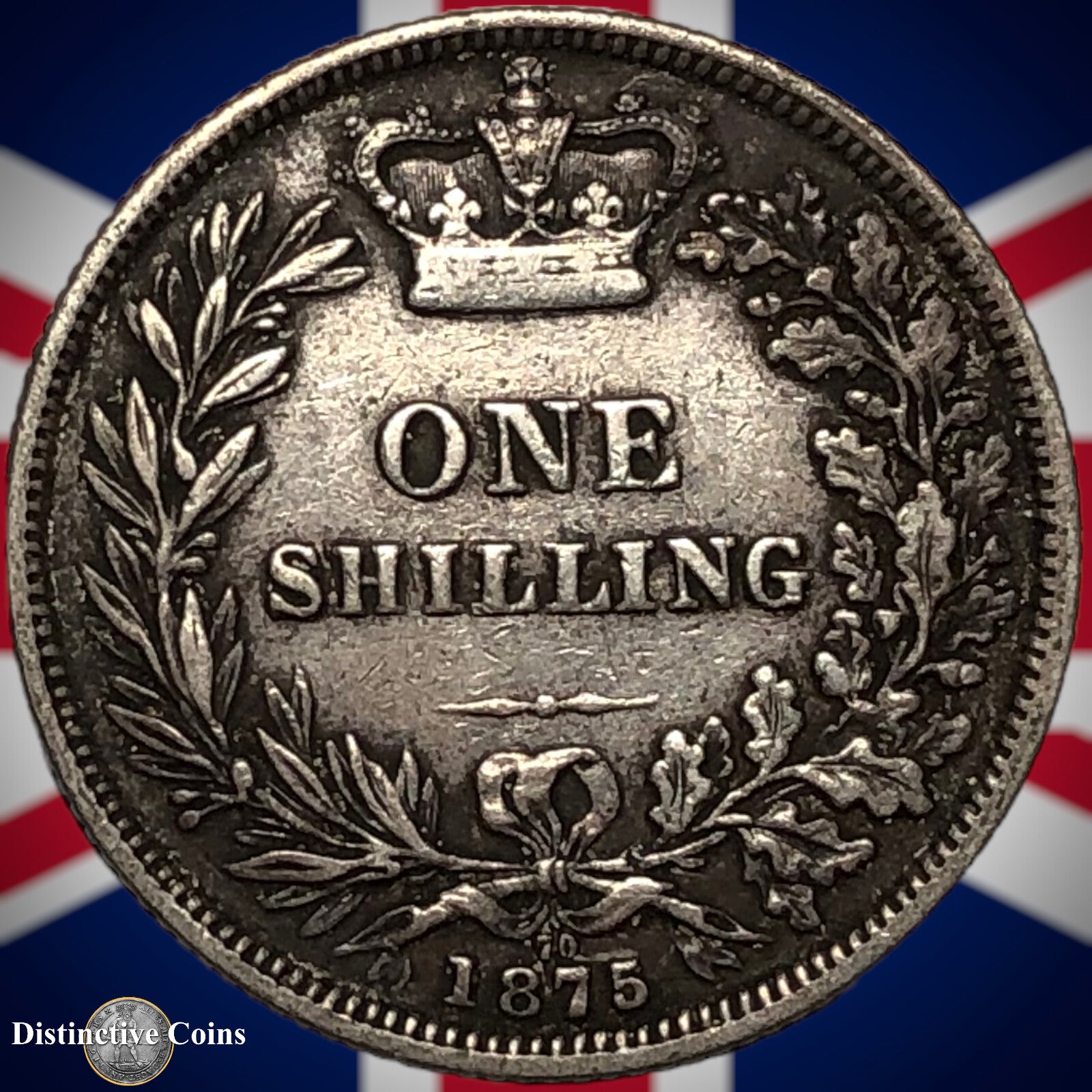 Great Britain 1875 British One Shilling GB0367