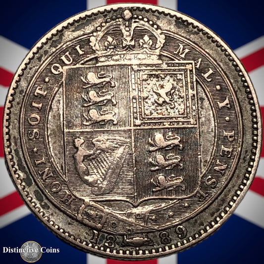 Great Britain 1889 British One Shilling GB0553