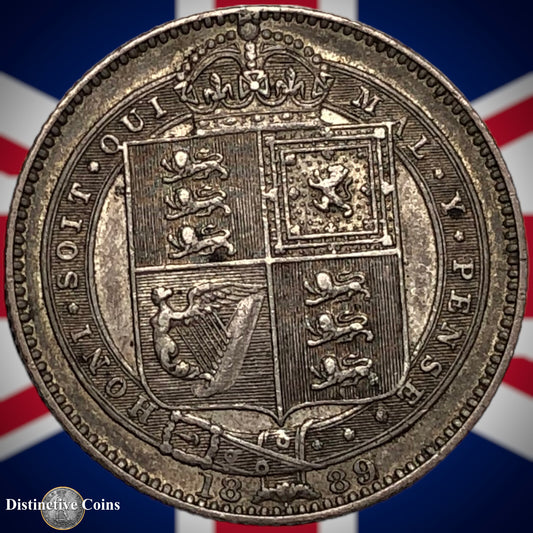 Great Britain 1889 British One Shilling GB0547