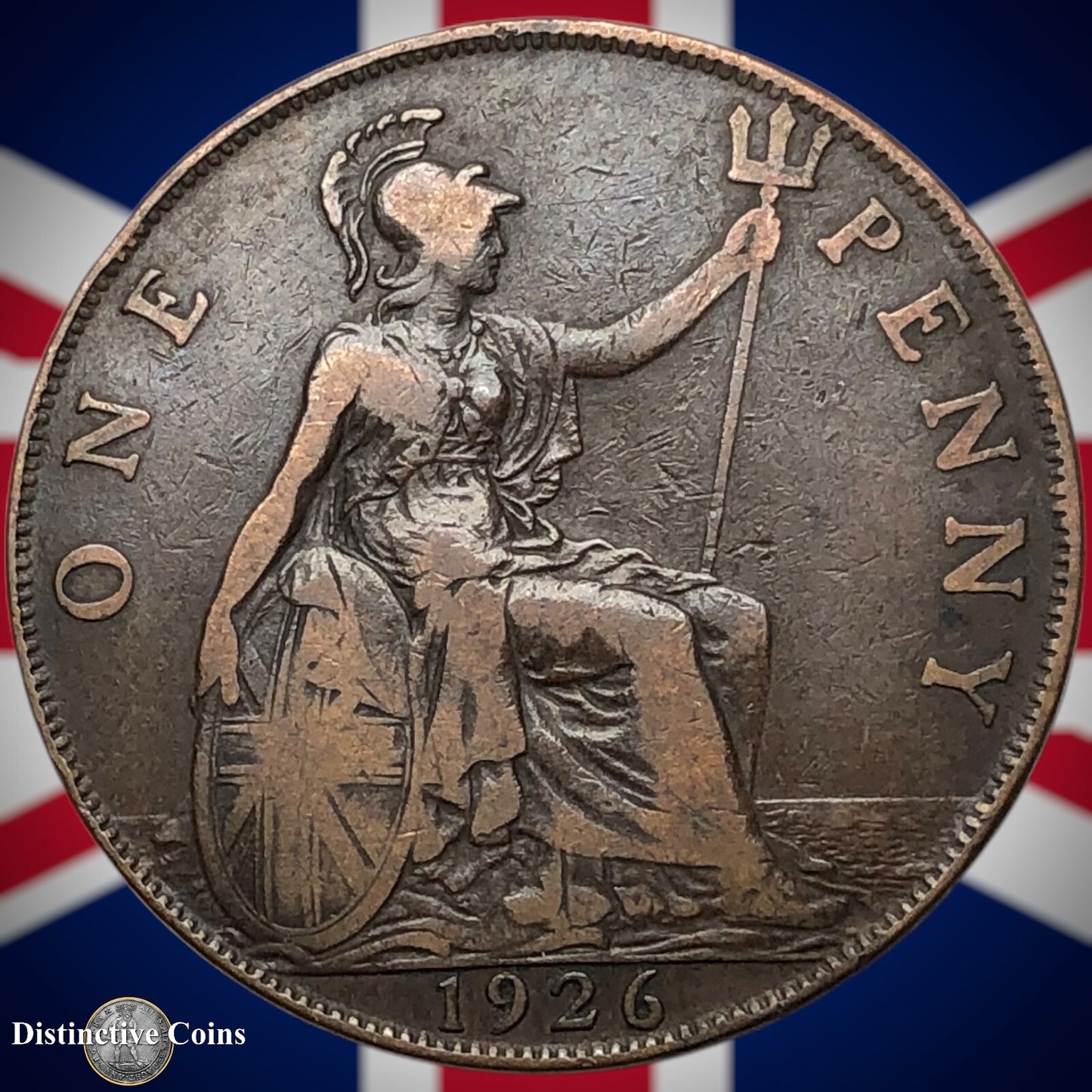 Great Britain 1926 M.E. Penny 1d GB7036